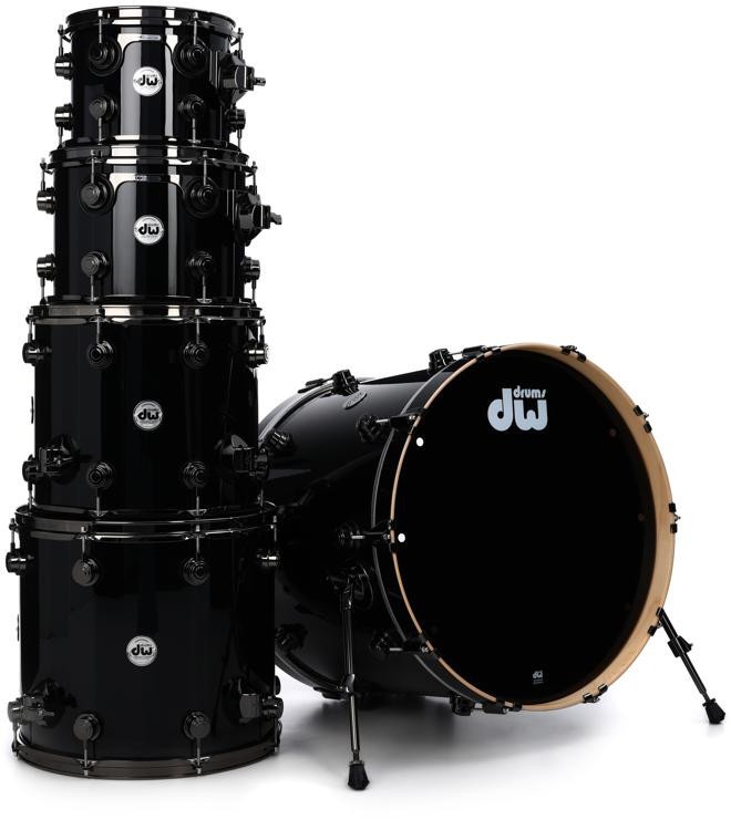 Dw Collector S Series 5 Piece Shell Pack Gloss Black Finishply