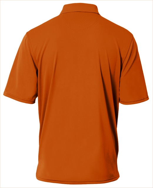 A4 Essential Polo, Burnt Orange - The Ultimate Men's Polo Shirt