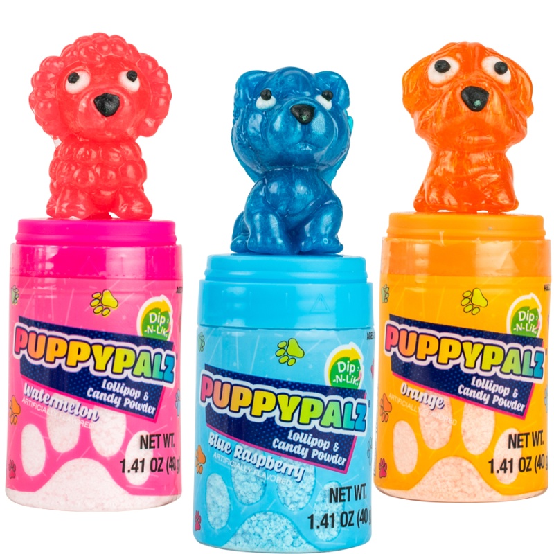Puppypalz Dip-N-Lik Display - 12 Piece Candy Set