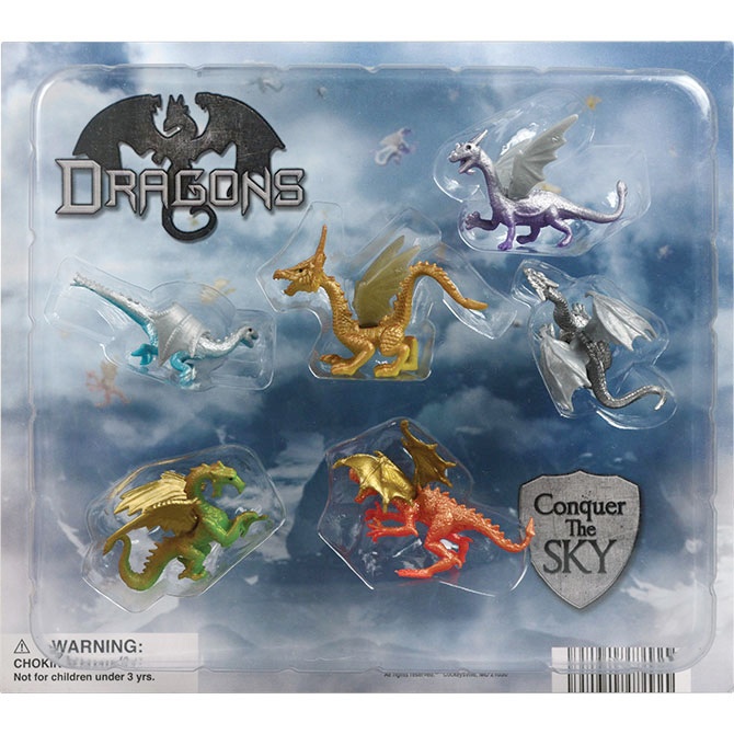 Dragon Figurines In 2In Capsules (250Pcs)