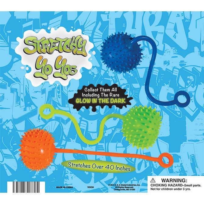 Stretchy Yo-Yo Balls Display Card