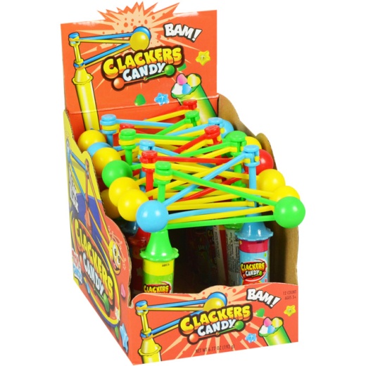 Clacker Toy & Candy Display Box (12Pcs)
