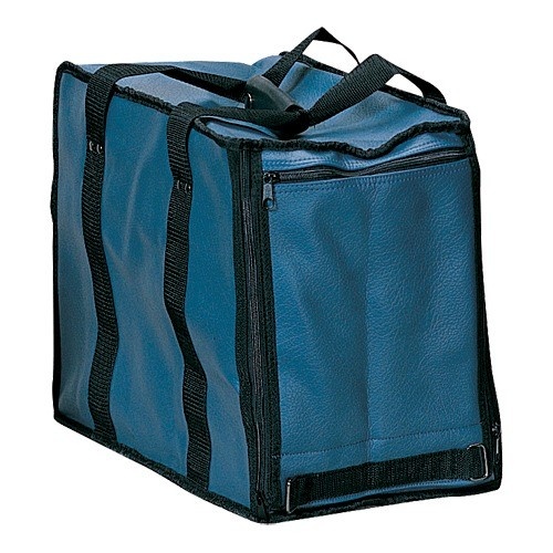 Soft Blue Economy Carrying Cases, 12" h
