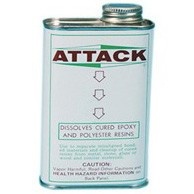 Attack Epoxy & Adhesive Glue Remover, 8 Fl. Oz