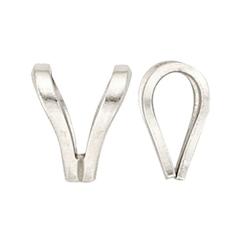 14K White Rabbit Ear Bail