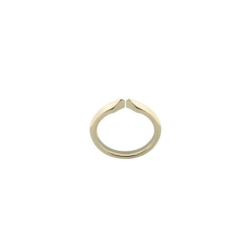 3.65 Mm Knife Edge Shank - 14k White or Yellow Gold