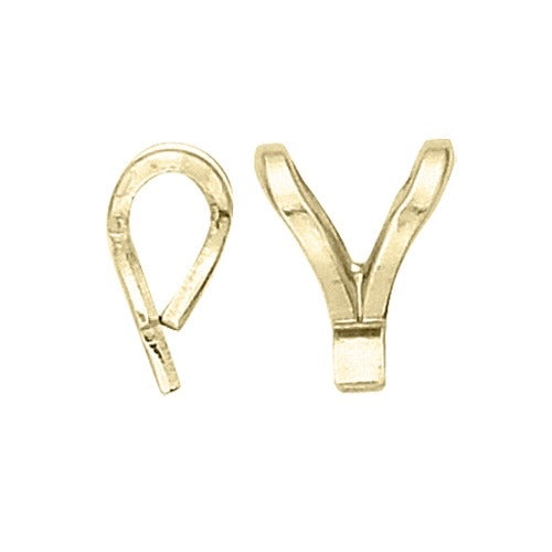 14K Yellow Rabbit Ear Bail W/ Soldering Tab
