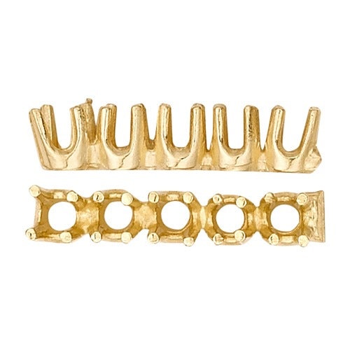 14K 16.9Mm Strip Of Settings - The Ultimate Jewelry Making Essential