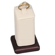 Single-Clip Square Ring Columns in Sandstone & Steel Brown
