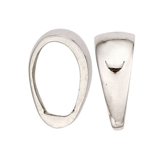 14K White Solder-On Heavy Bail - Premium Quality Jewelry Findings