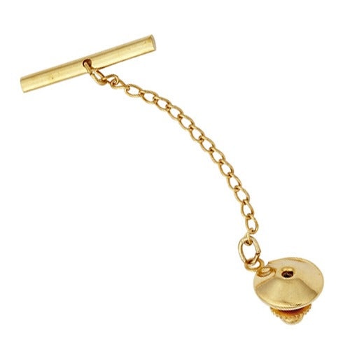 Tie Tack Back with Chain - Premium Quality Accessory for Men