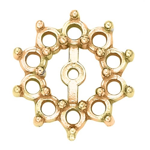 14K Yellow Earring Jacket