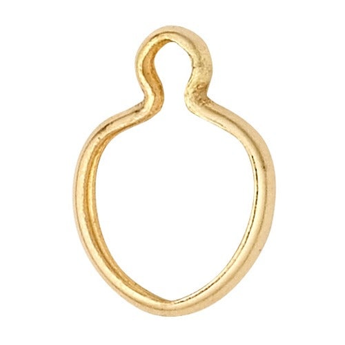 14K Yellow Heart Shape 1-Ring Wrap-Tite