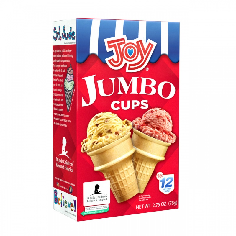 Jumbo Cake Cone Cups 12/12Ct