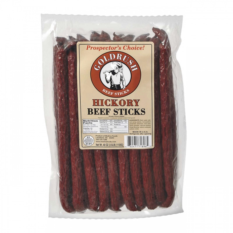 Prospector's Choice Hickory Beef Sticks 3/2.5Lb