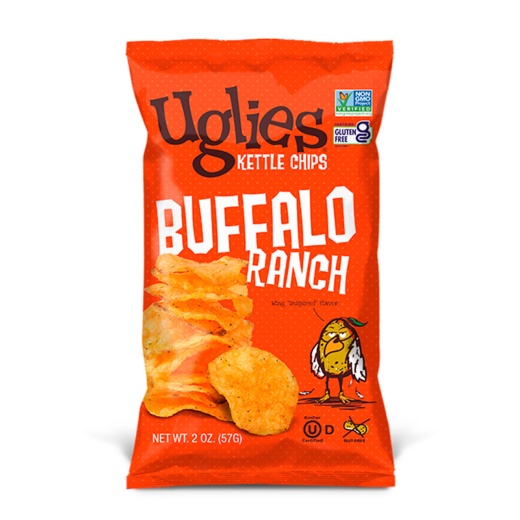Buffalo Ranch Kettle Chips - UGLIES 24/2Oz