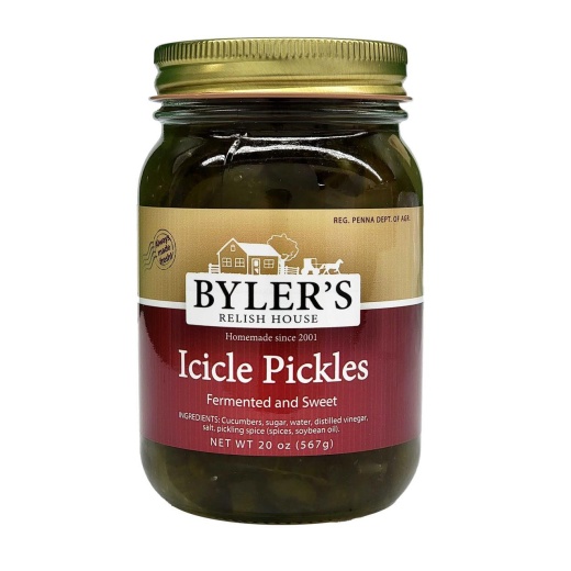 Icicle Pickles 12/16 oz by Byler's Relish House