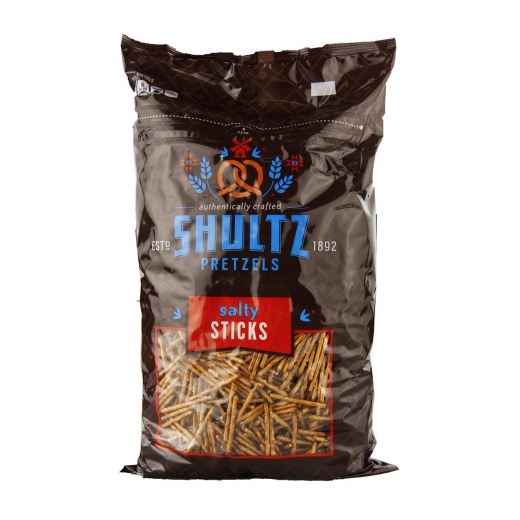 Shultz Salty Stix 6/3Lb - Delicious Crunchy Pretzel Sticks