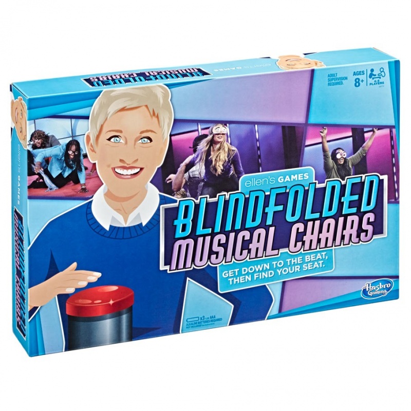 Ellen Blindfolded Musical Chairs