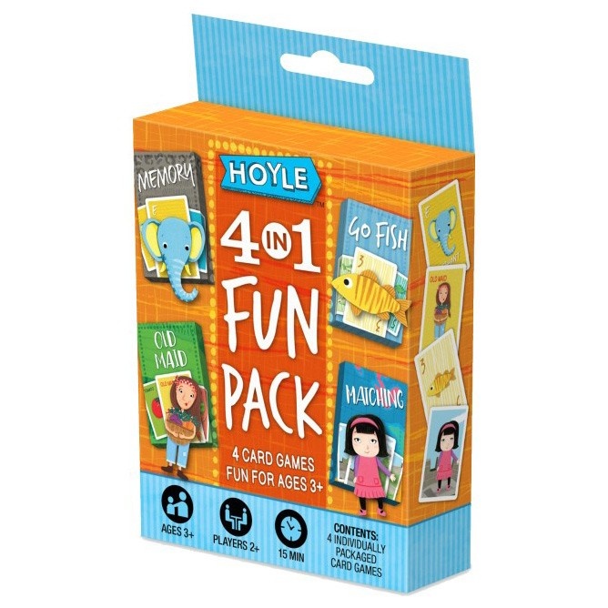 Child Card Games: Hyl 4 In 1 Fun Pack