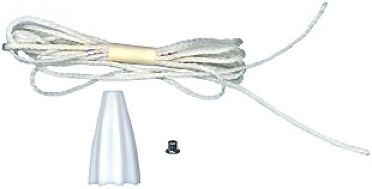 10 Pull Cord Sets For Ecall St. Includes 6 Foot Nylon Cord / Pull Pendant And Crimping Fastener (Grommet) (10 Sets)