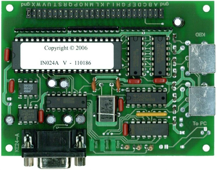 24 Input Serial Encoder Board. Requires Mta100-13-12 Cable And Ke-Pwr5/2A 5Vdc Power Supply