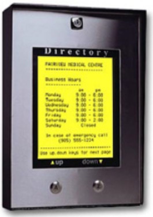 1000 Name Elec. Directory-Surf. Requires Kb-1 For Programming Can Be Used With Tr903 Flush Ring-Requires T1640 For Power
