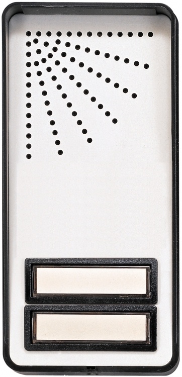 2 Butt Economy Door Panel-Surf. With Built-In 50-Ohm Speaker Can Be Used With Optional #Bec-3 Lamp Insert