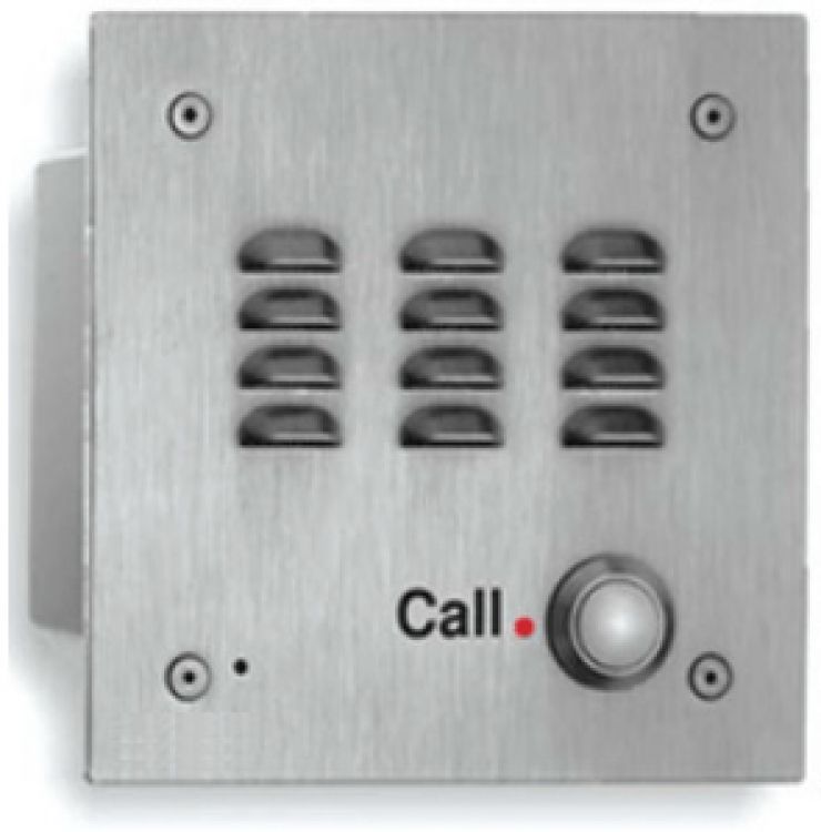 Alphaentry Door Station-St.St.. Telephone Line Powered 14 Gauge St. Steel Faceplate Dials Up To 5 Phone Numbers