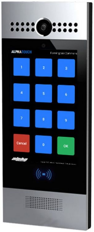 Alphatouch 7.0" Touchscreen Smart Door Entry Station. 120° 2Mp Camera, Poe, Access Control, Wiegand Reader+Output And Hands-Free Communication