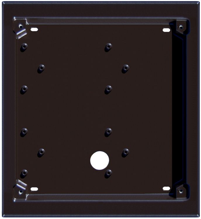 2H X 2W Surface Back Box-Brown. Requires Mt4/2B Series Frame
