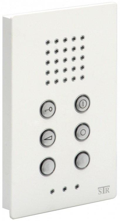 2-Wire Surf Apt. Station-White. No Internal Communications Qwikbus Series (2-Wire) (Maximum 3 Units In Apt.)