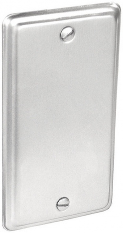 Handy Box Utility Cover--Steel. Comes With 2- 6-32 Machine Screws