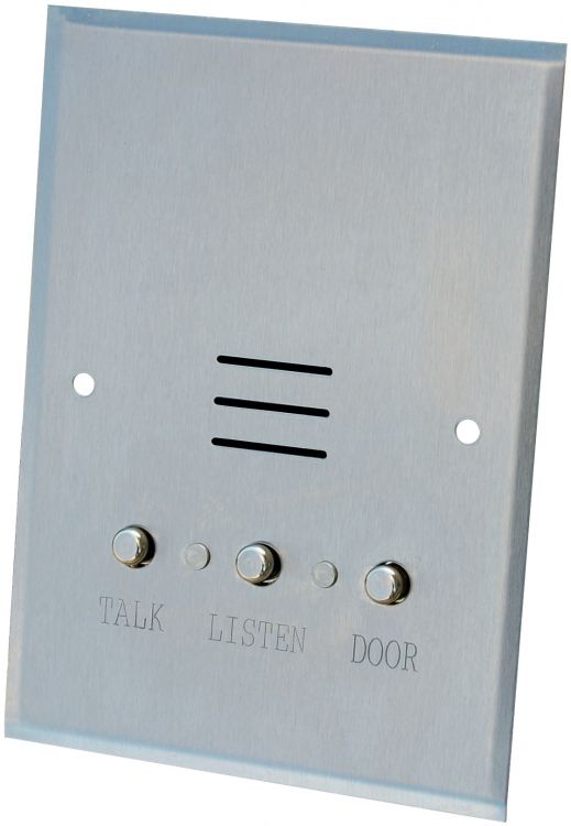 4 Wire Apt Stat-Met But-St.St.. Use With Ih101 Flush Back Box Or Ih102 Flush Mounting Ring Or Oh700 Surface Back Box