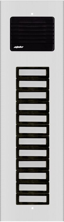 12 Plast Button L/S Panel-Alum. Requires Oh601 Flush Housing Or Oh601s Surface Housing Plastic Pushbuttons And Grille