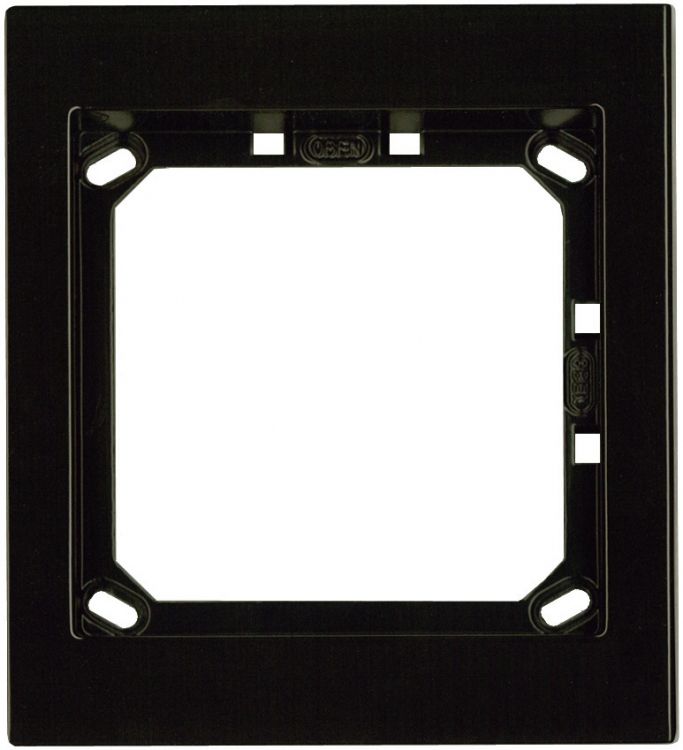 1Hx1w Module Panel Frame-Brown. Requires Upg1 Flush Box Or Apg1b Surface Box Includes 1 Mvrb Locking Strip