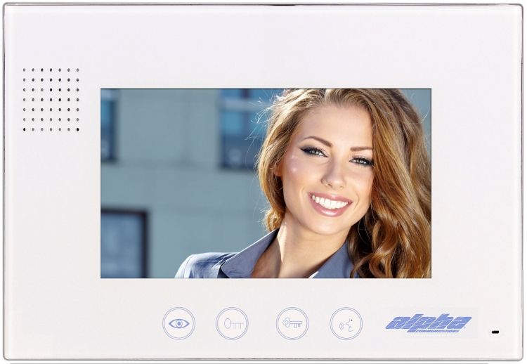 7" White Add-On Video Monitor. Up To Two (2) Of These Can Be Added To The Vk237 Series Videointercom Kit(S)