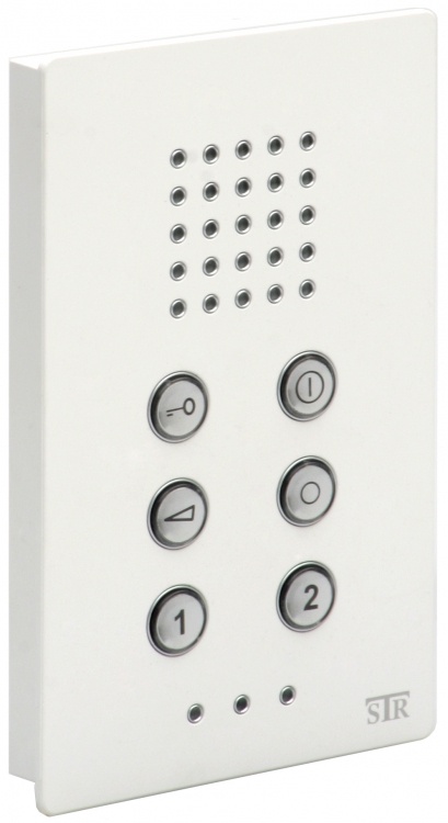 2-Wire Surf Apt. Station-White. With Internal Communications Qwikbus Series (2-Wire) (Maximum 3 Units In Apt.)