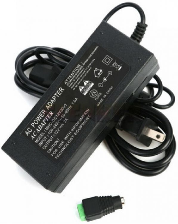 Power Supply For Tx125-Enc. 12Vdc Regulated 3 Amp Switching Power Supply