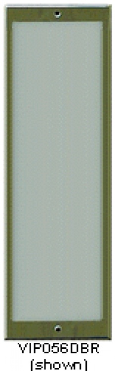 32 Name Directory Unit in Brass with Torx Head Wood Screws