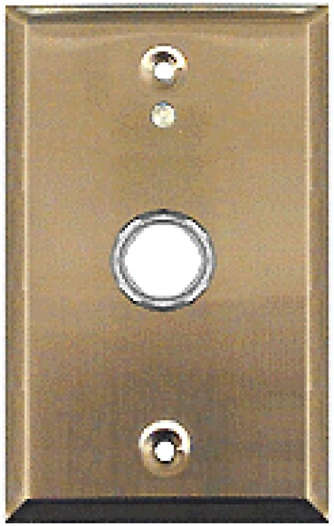 1 Gang St Steel Flushcall Unit
