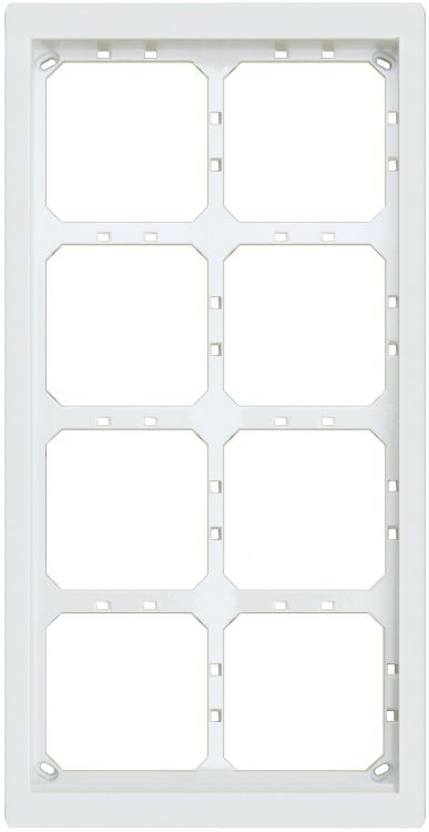 4Hx2w Module Panel Frame-White - New Products