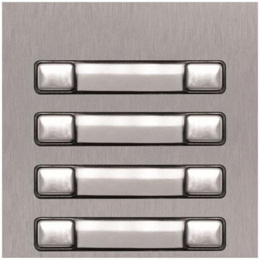 8 Butt Nexa Panel Module Stst - New Arrival in St. Steel Push Button Modules
