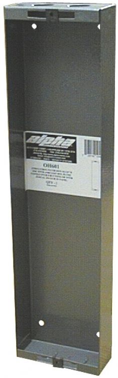 Es612/Am642 Flush Box - 16.125"H for Intercom Entry Lobby Panels