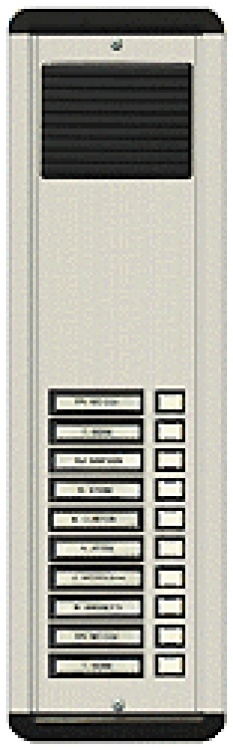 10 Plast But L/S Panel-Surf-Al - Weather-Resistant Speaker System