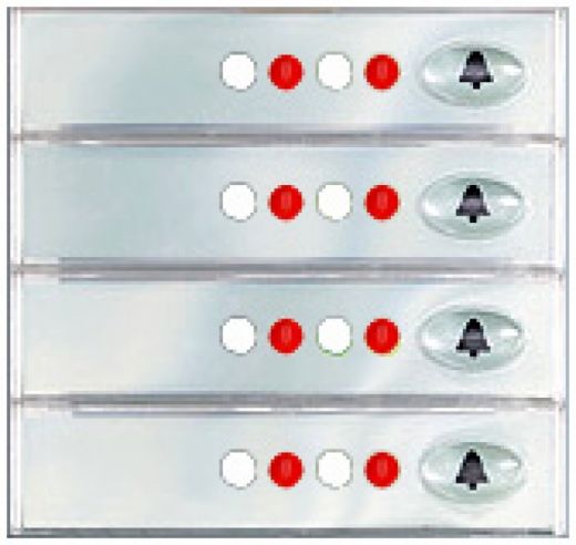 8 Stat. Led Room Status Module - RSM408 8-Station Master Module