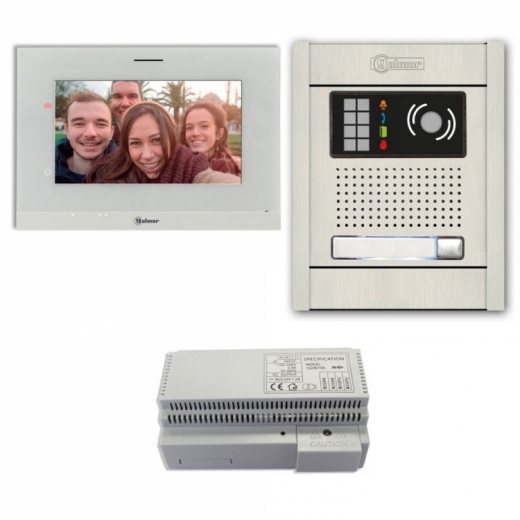 1-Unit Videointercom Kit-Al-Su: Video Intercom System for Apartments
