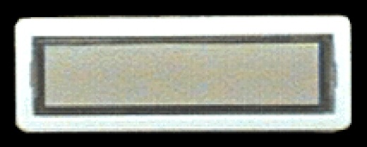Str Panel Button-Standard-White for #10530 Lamp Insert