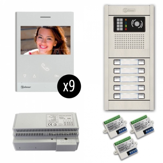 9-Unit Videointercom Kit-Al-Su: A Cost-Effective Video Intercom System