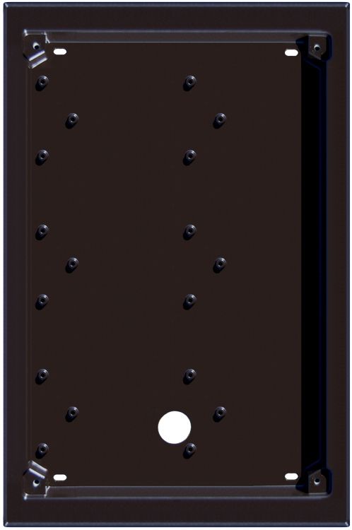 3H X 2W Surface Back Box-Brown: Ideal for MT6/2B Series Frame and Alpha Communications Door Entry Stations